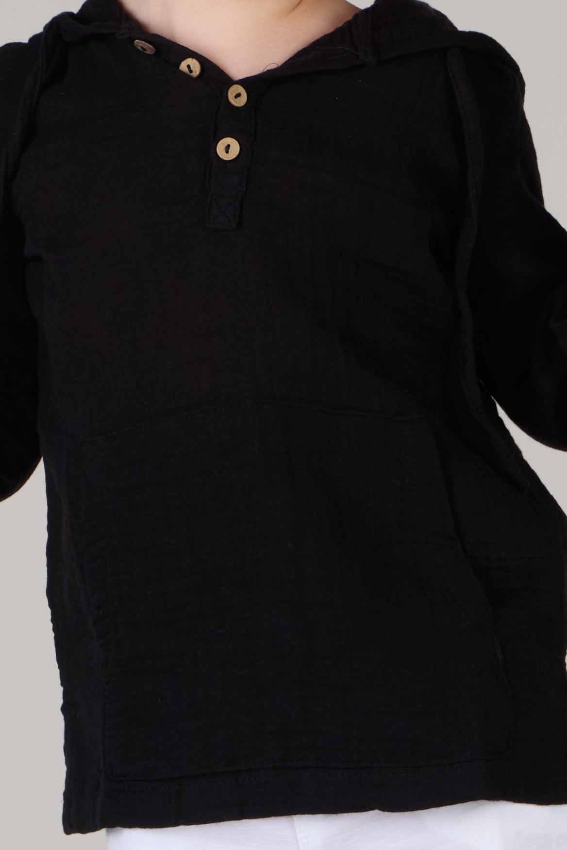 KIDS HOODIE SHIRT DC-BLACK