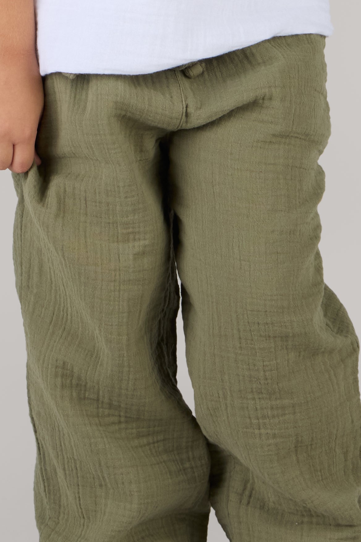 KIDS TROUSERS DC-OLIVE
