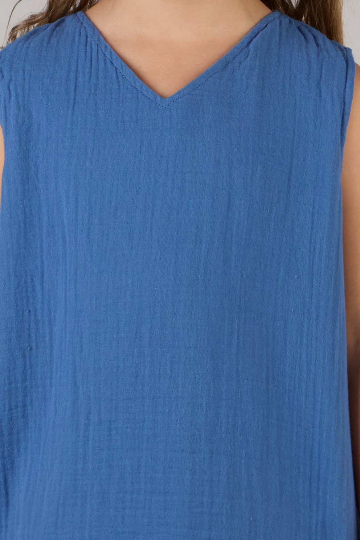 KIDS RIVER DRESS DC-INDIGO