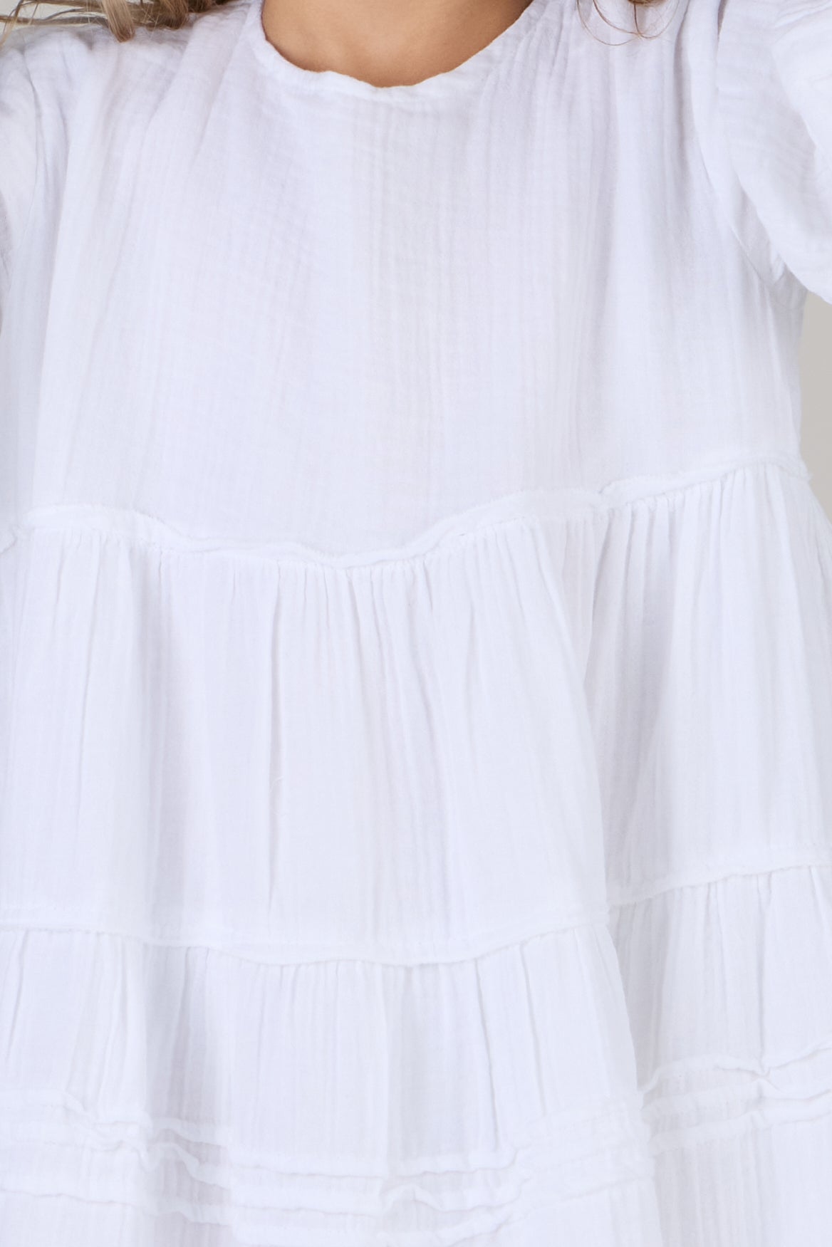 POLYANNA DRESS-WHITE