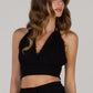 KATTY MINI TOP DOUBLE-BLACK