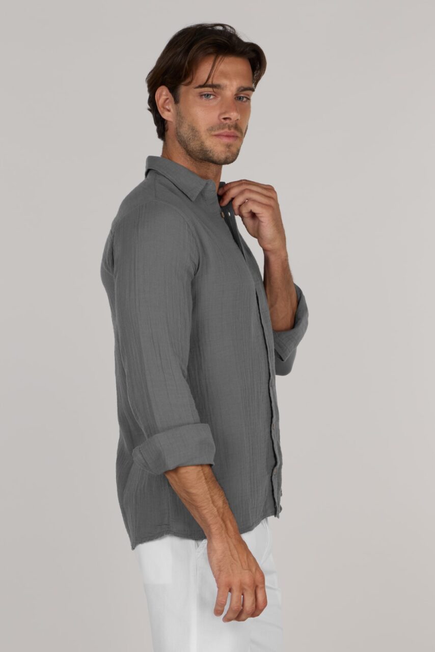 TIMMY DOUBLE SHIRT-GREY