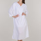 COCOONA COMFORT LONG DRESS-WHITE