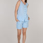 KATTY DOUBLE SHORTS-ICE BLUE