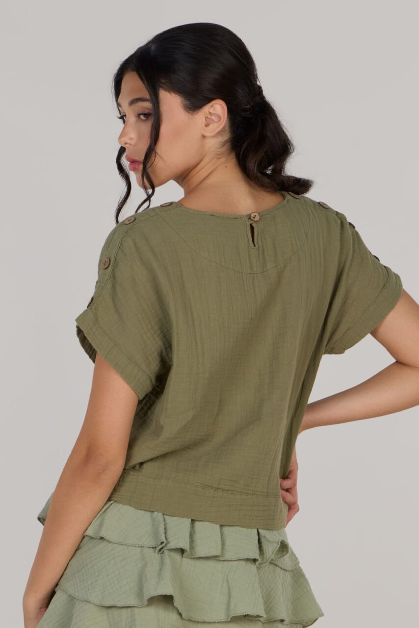 JENNY TOP DOUBLE- OLIVE
