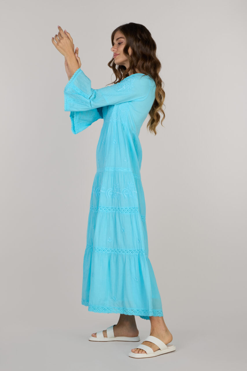 Giselle Flared Sleeve Dress