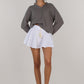 KATTY MINI SKIRTS DC - WHITE