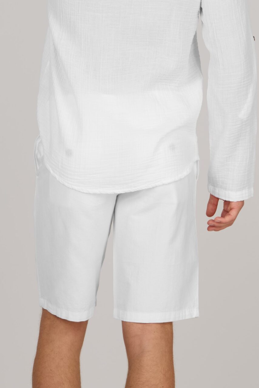 WILLIAM LONG SHORTS-WHITE