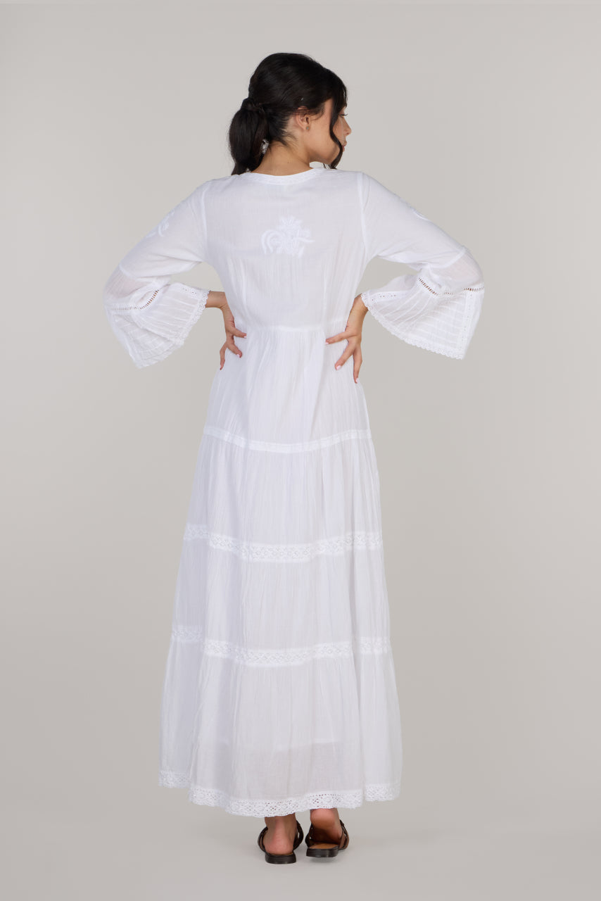 Giselle Flared Sleeve Dress