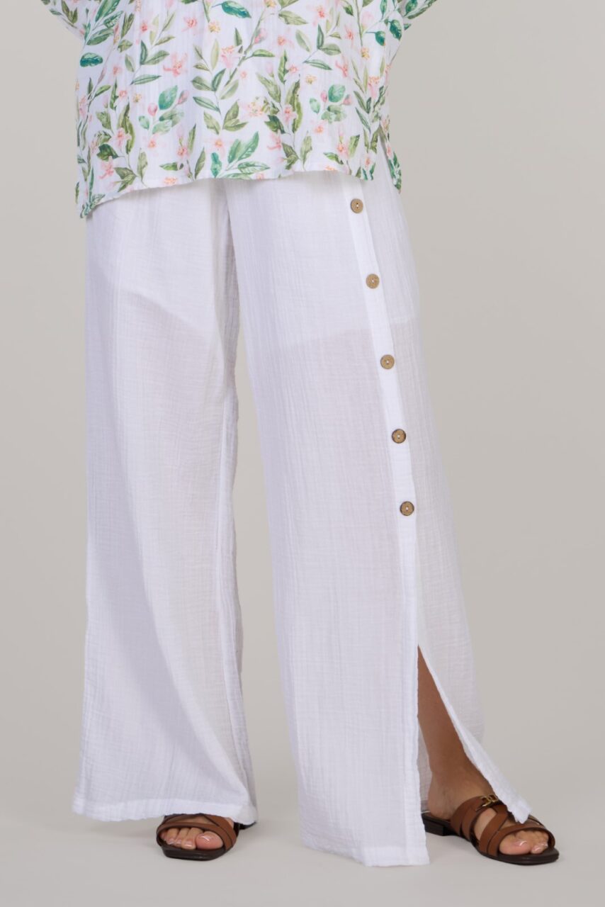 JENNY DOUBLE PANT- WHITE