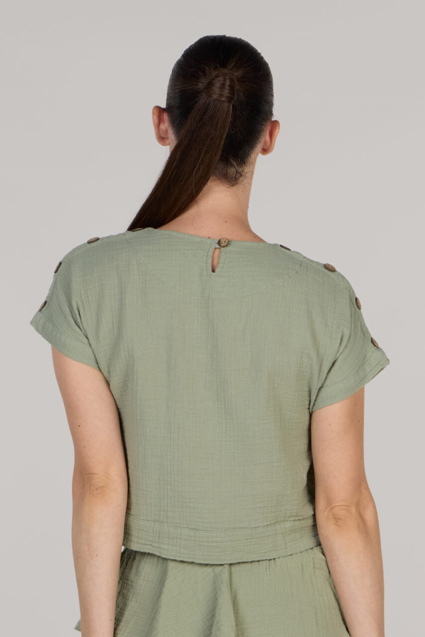 JENNY TOP DOUBLE-LIGHT OLIVE