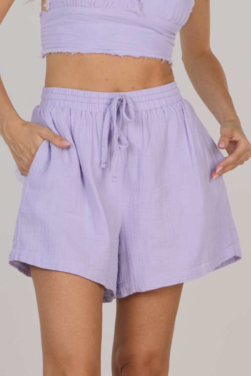 LILY SHORTS DC-LILAC