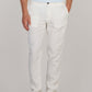 ICONIC LINEN TROUSERS-WHITE