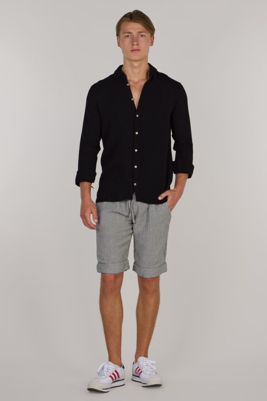 TIMMY DOUBLE SHIRT-BLACK