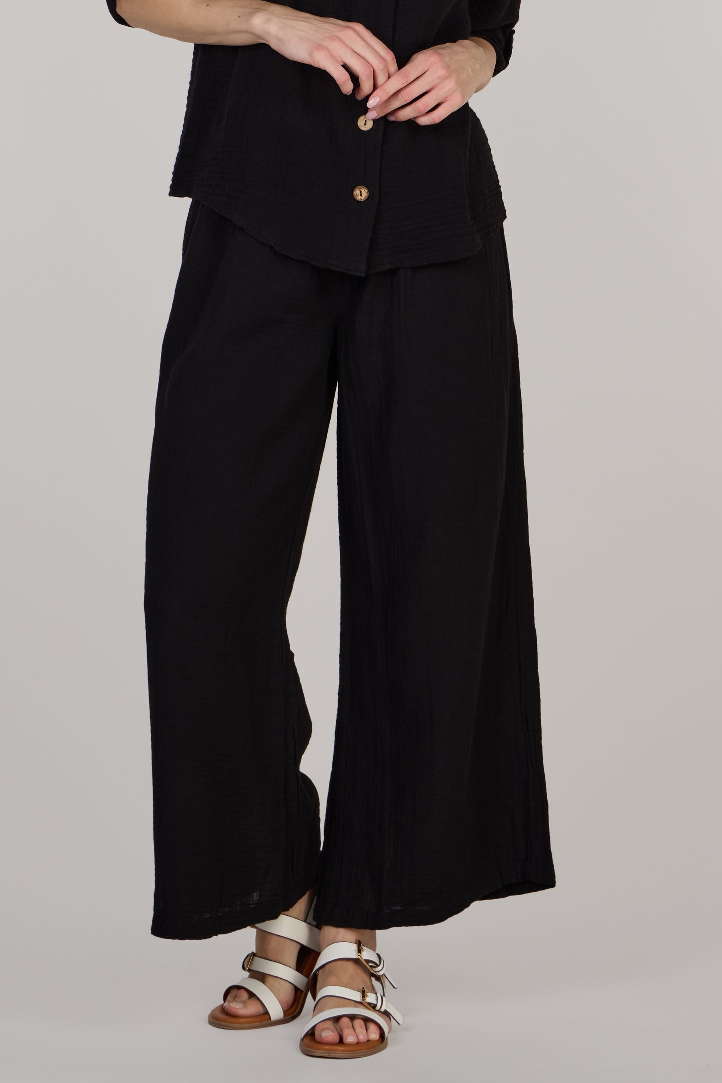 CAPRI TROUSERS DC - BLACK