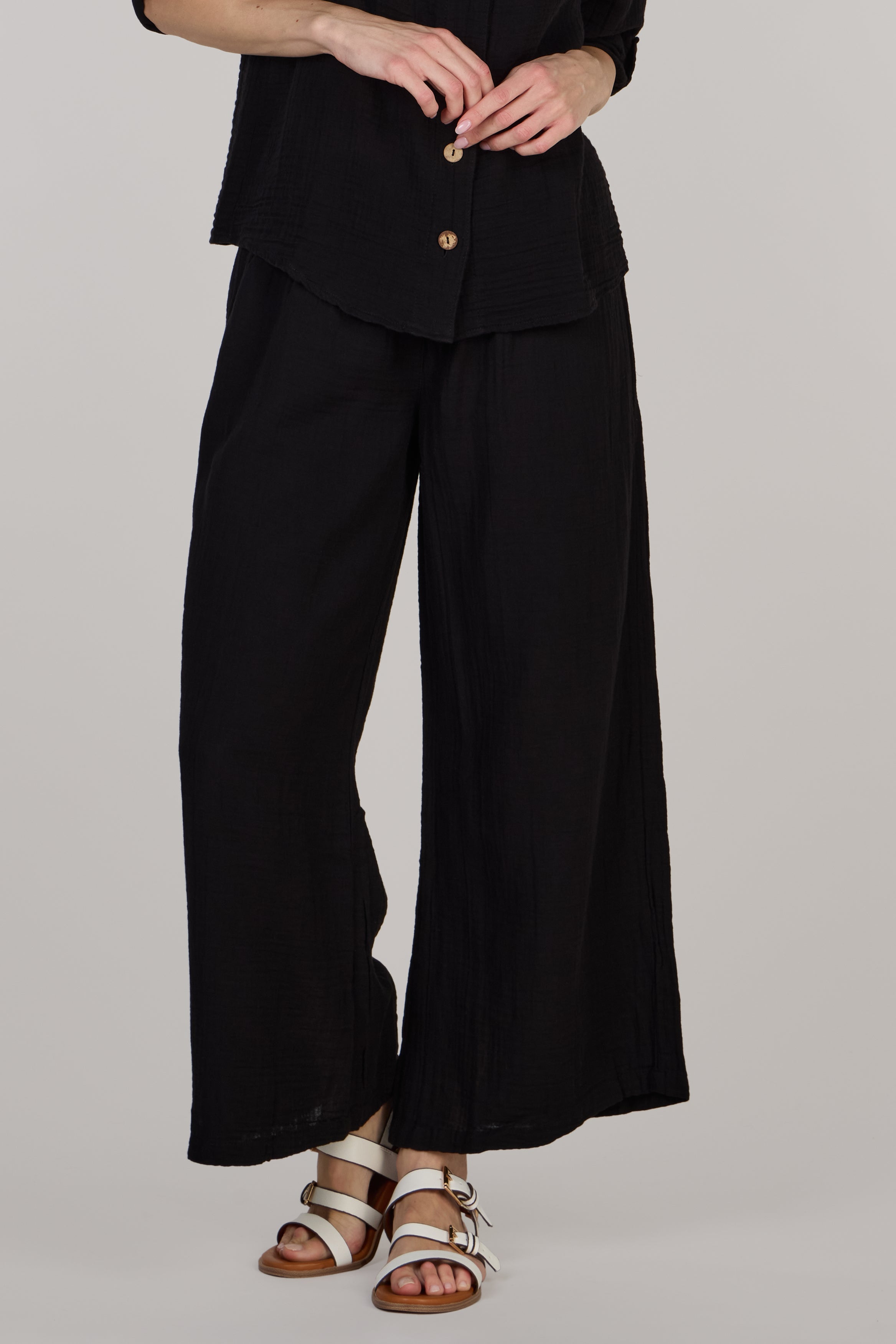 CAPRI TROUSERS DC - BLACK