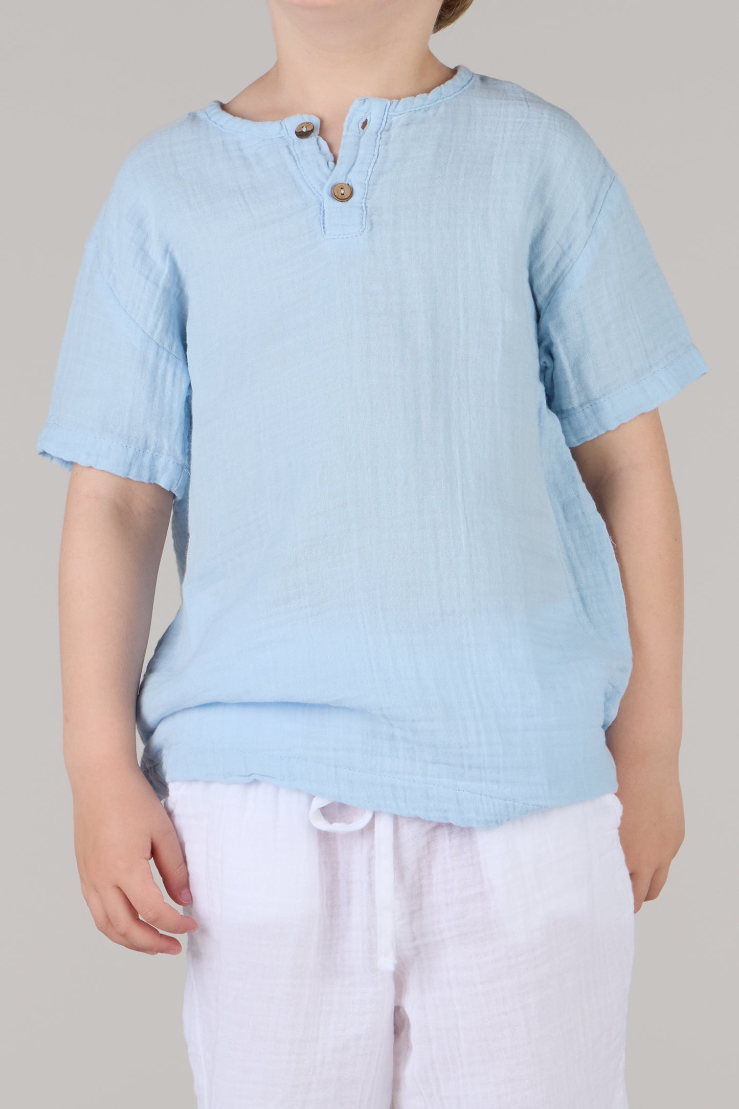 KIDS T-SHIRT DC-ICE BLUE