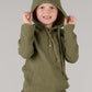KIDS HOODIE SHIRT DC-OLIVE