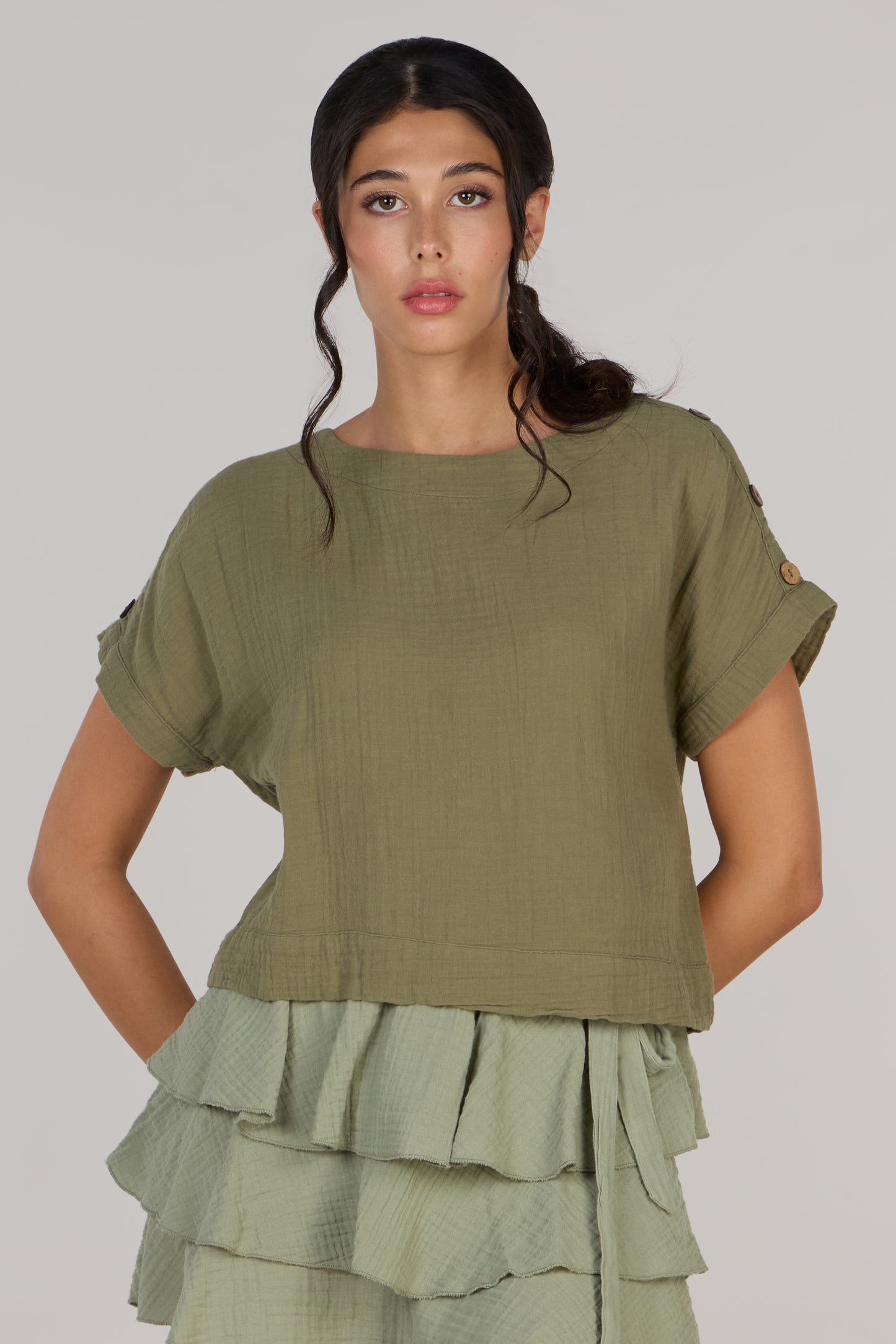 JENNY SHORT SLEEVE TOP