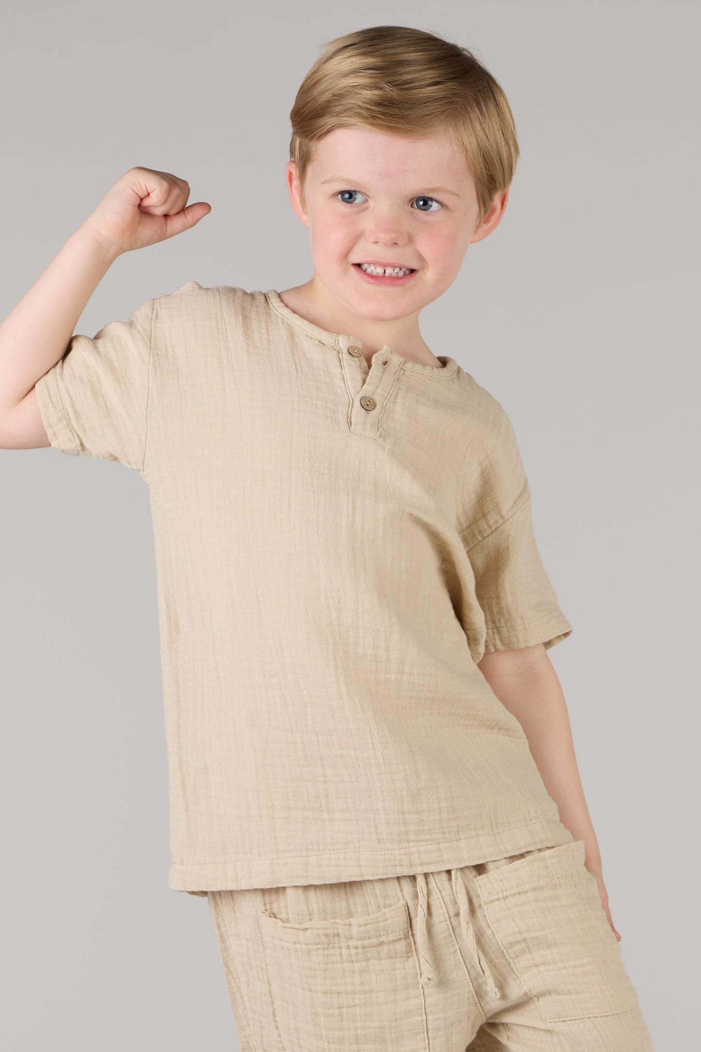 KIDS T-SHIRT DC-BEIGE