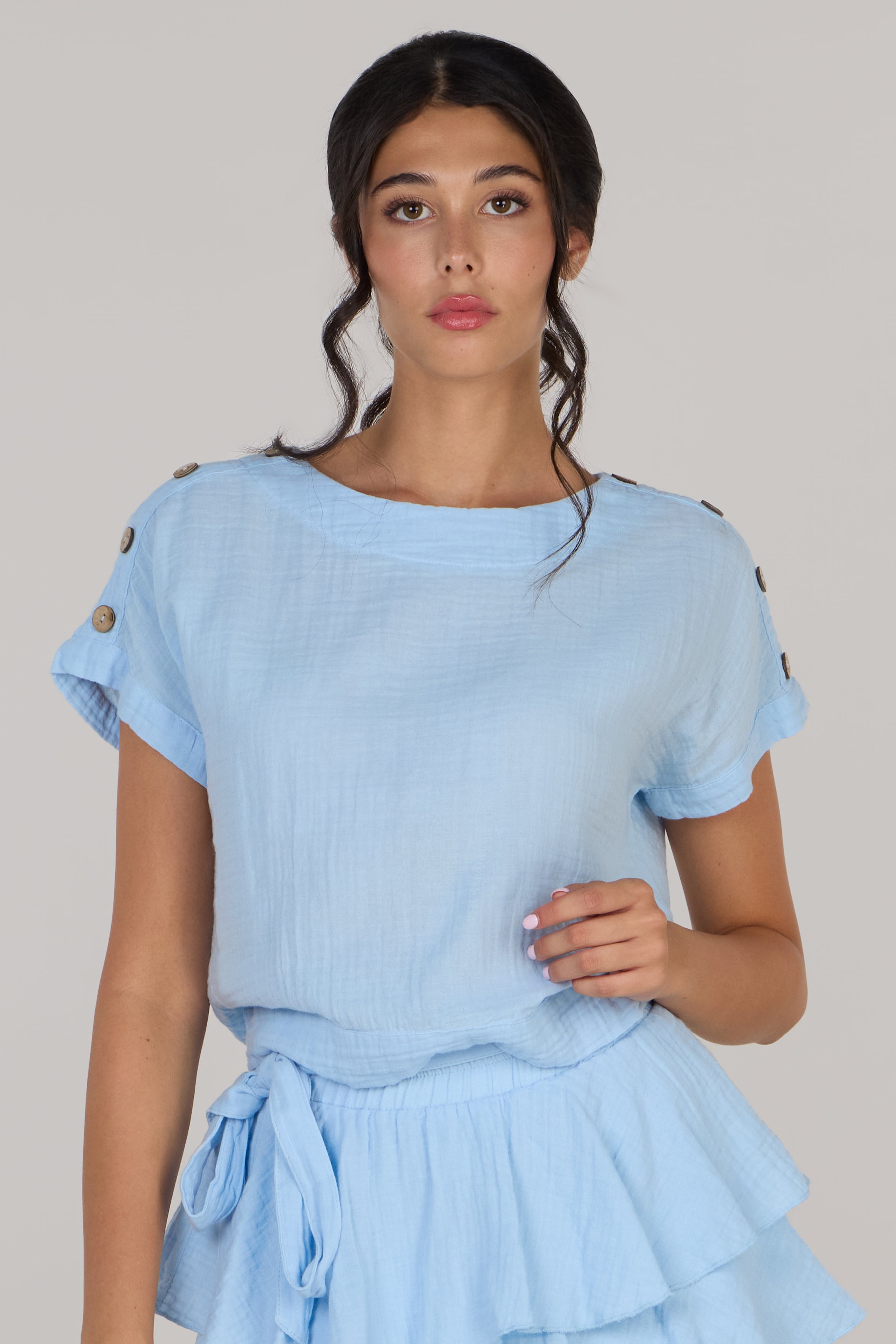 JENNY SHORT SLEEVE TOP
