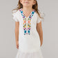 KIDS SHOLDIE DRESS-CREAM