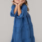 POLYANNA DRESS-INDIGO
