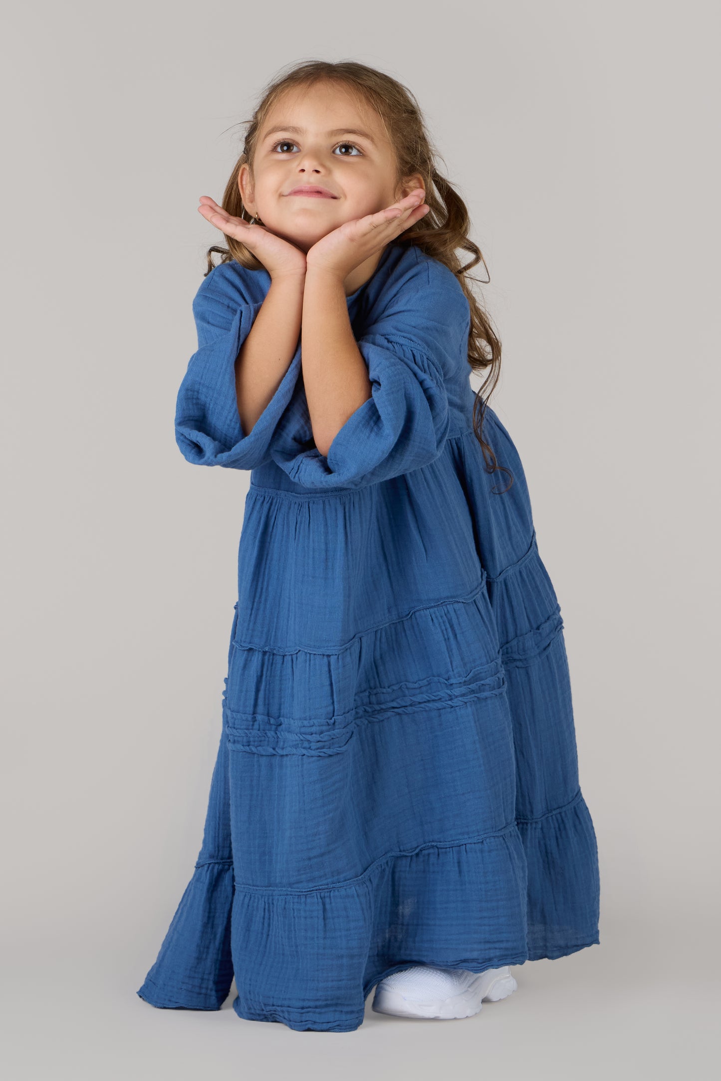 POLYANNA DRESS-INDIGO