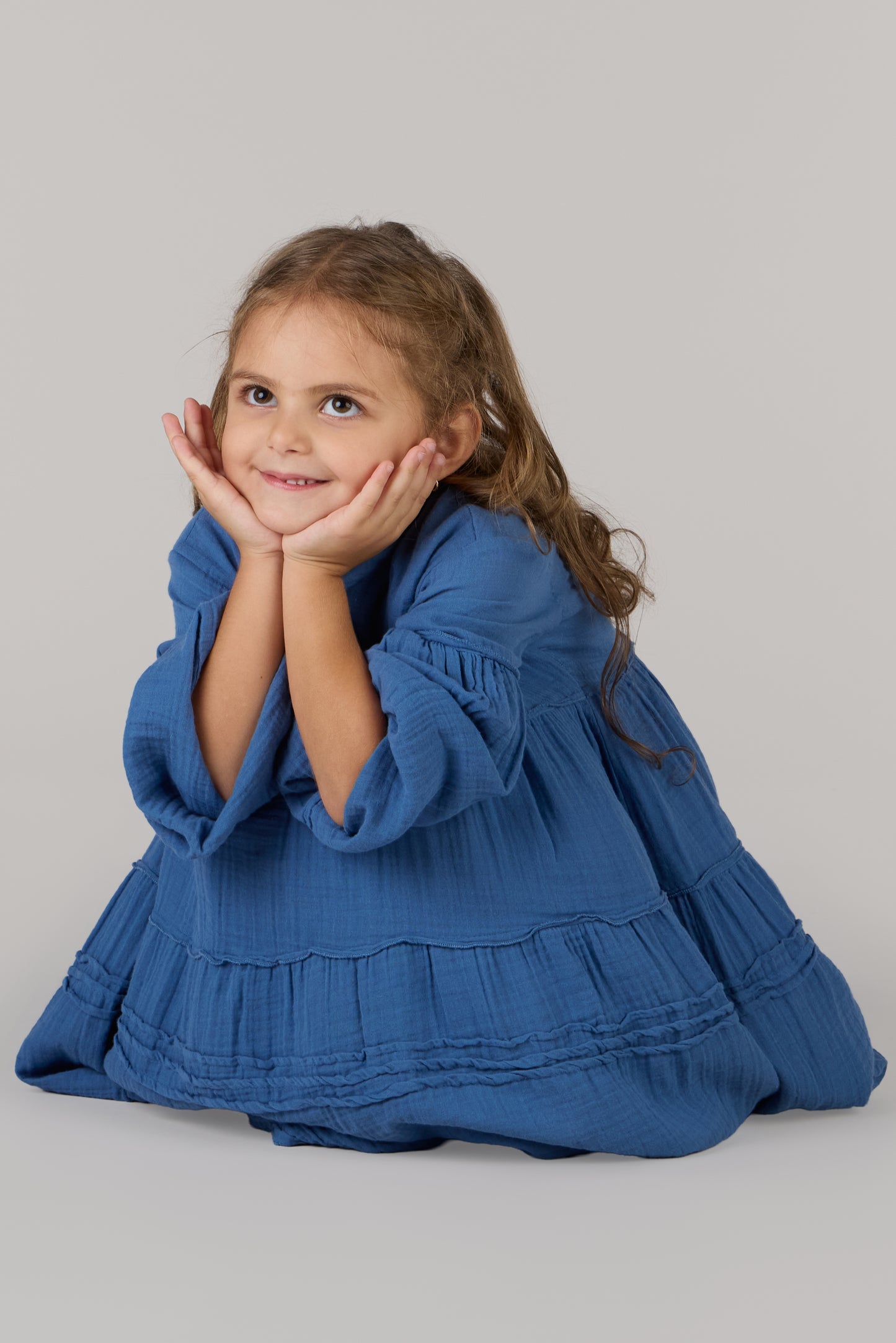 POLYANNA DRESS-INDIGO