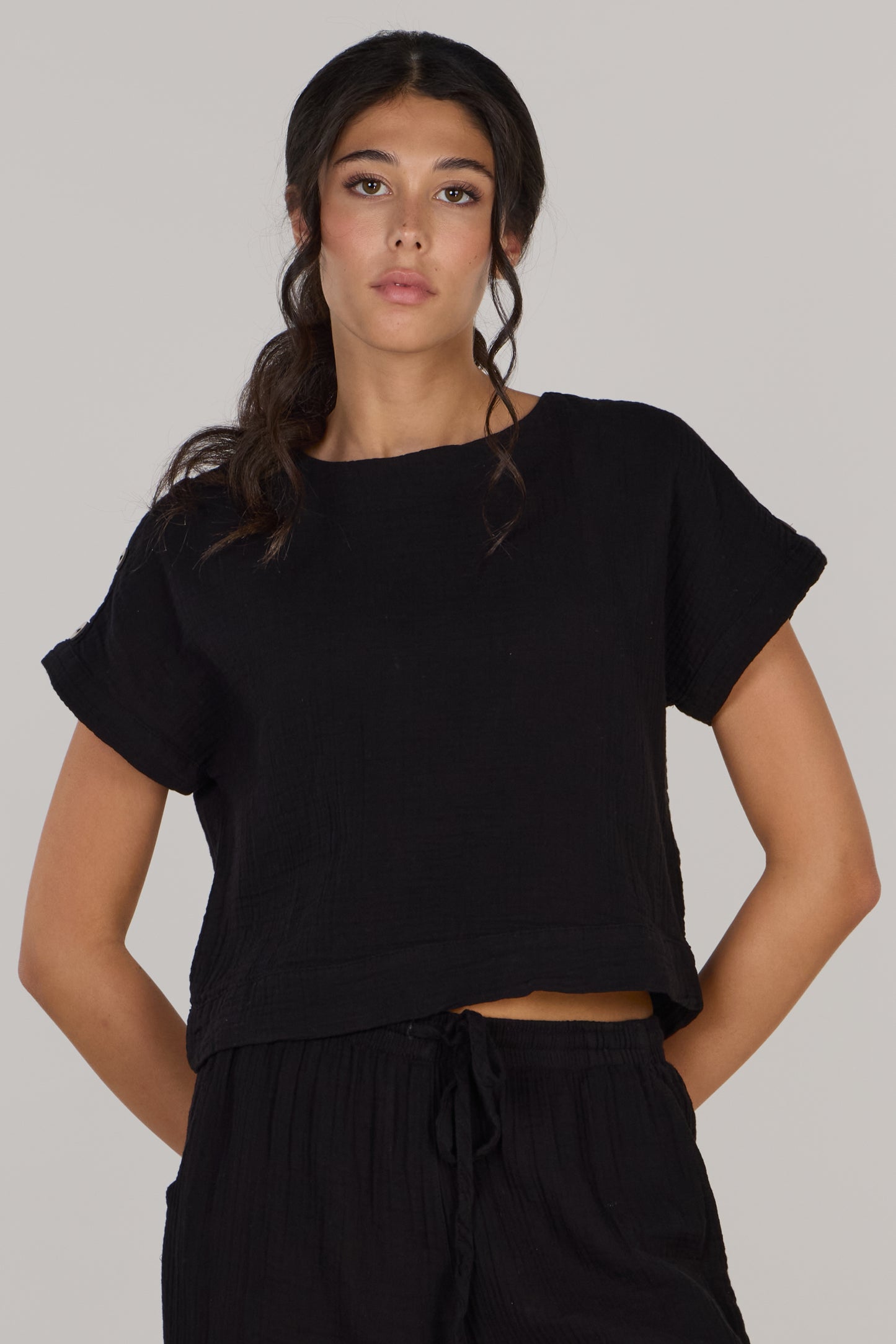 Топ с коротким рукавом Дженни