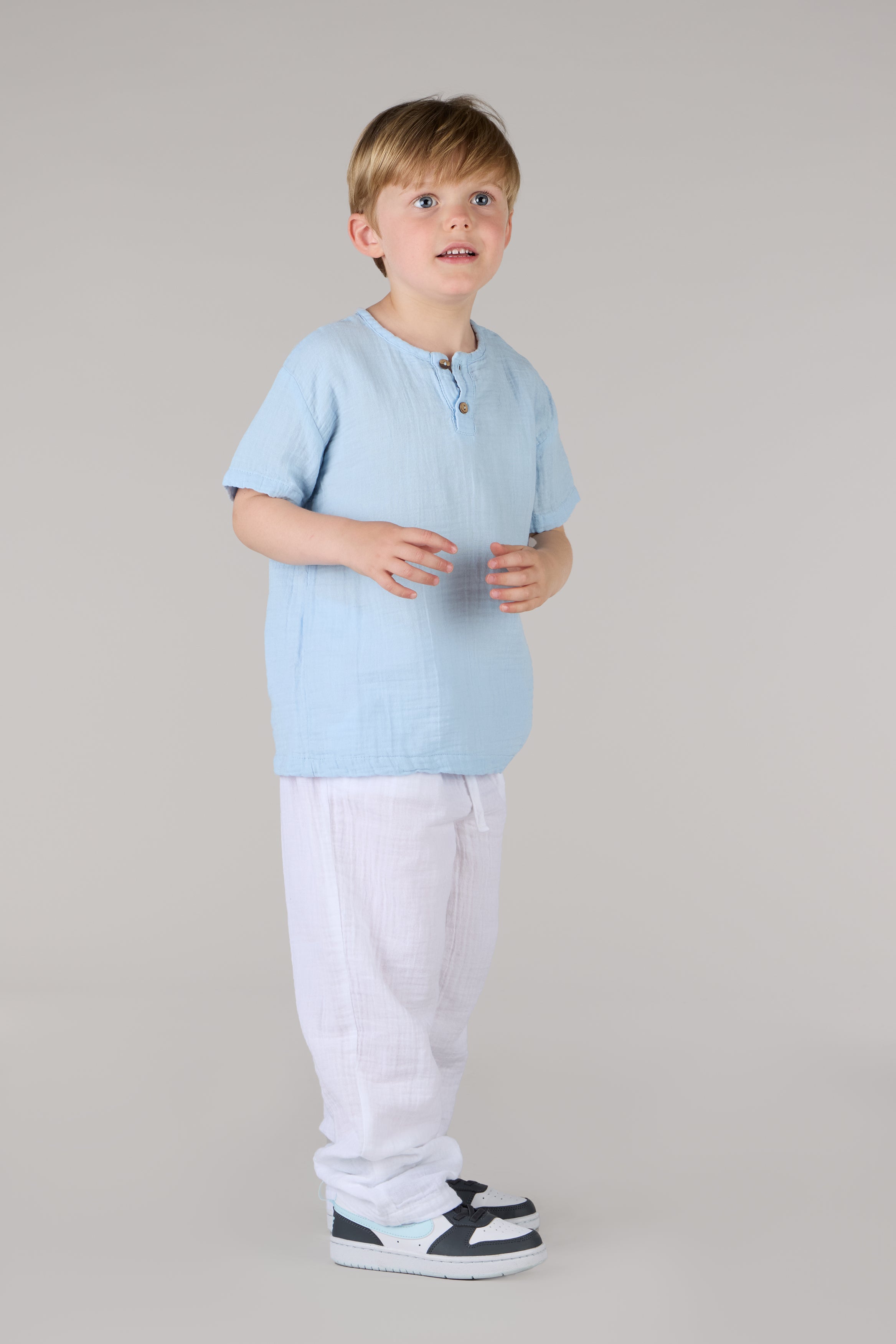 KIDS T-SHIRT DC-ICE BLUE