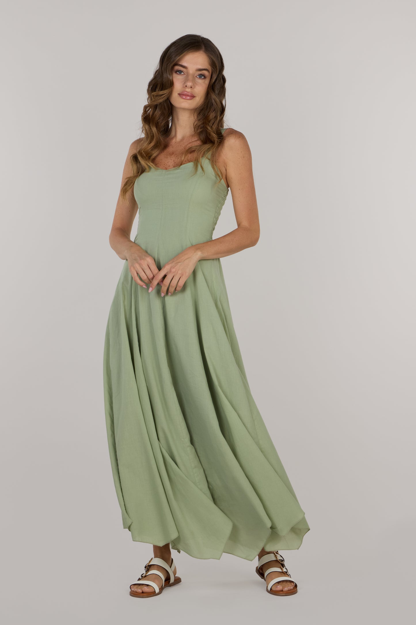 EVA FIT & FLARE DRESS