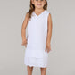 KIDS RIVER DRESS DC-WHITE
