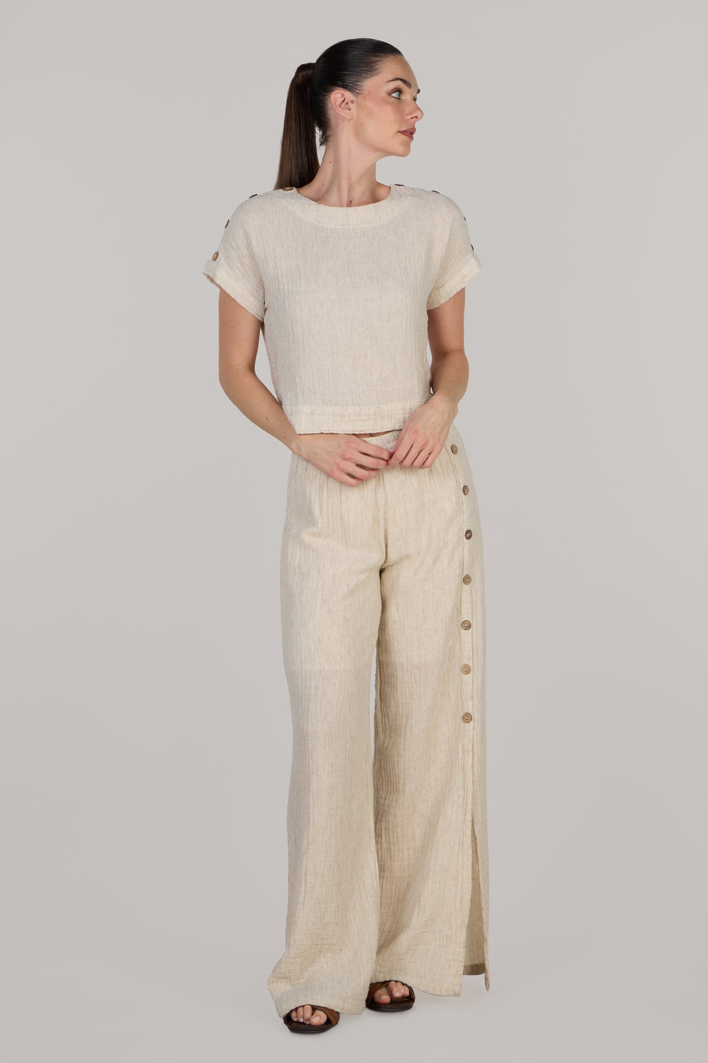 JENNY FLARE TROUSERS