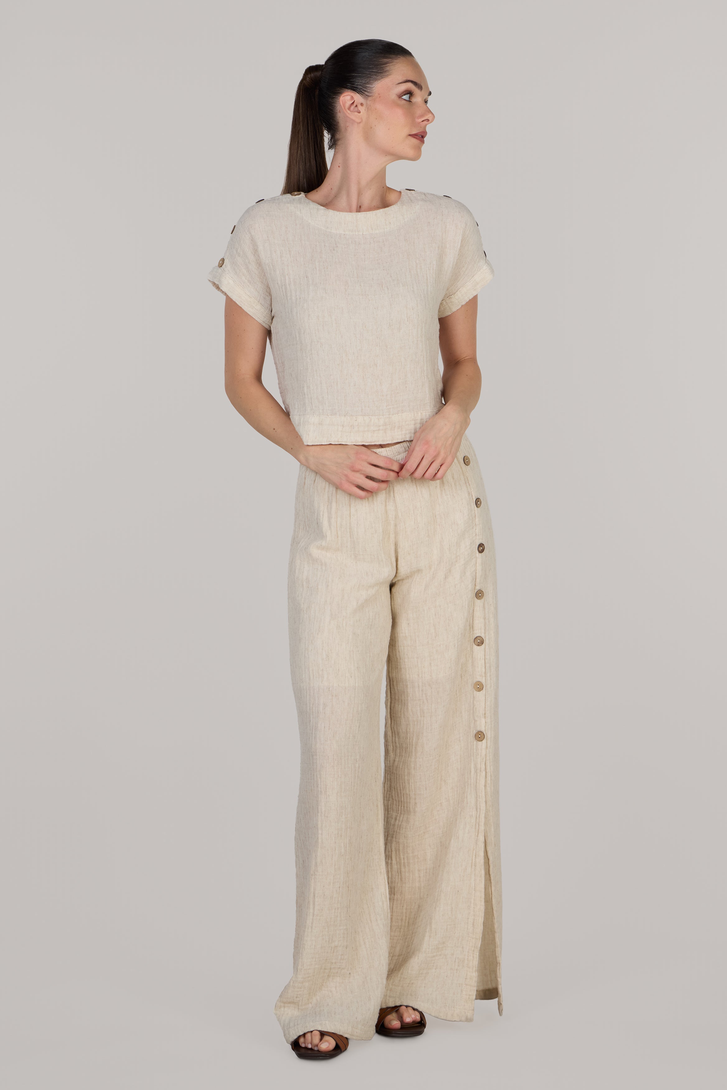 JENNY FLARE TROUSERS