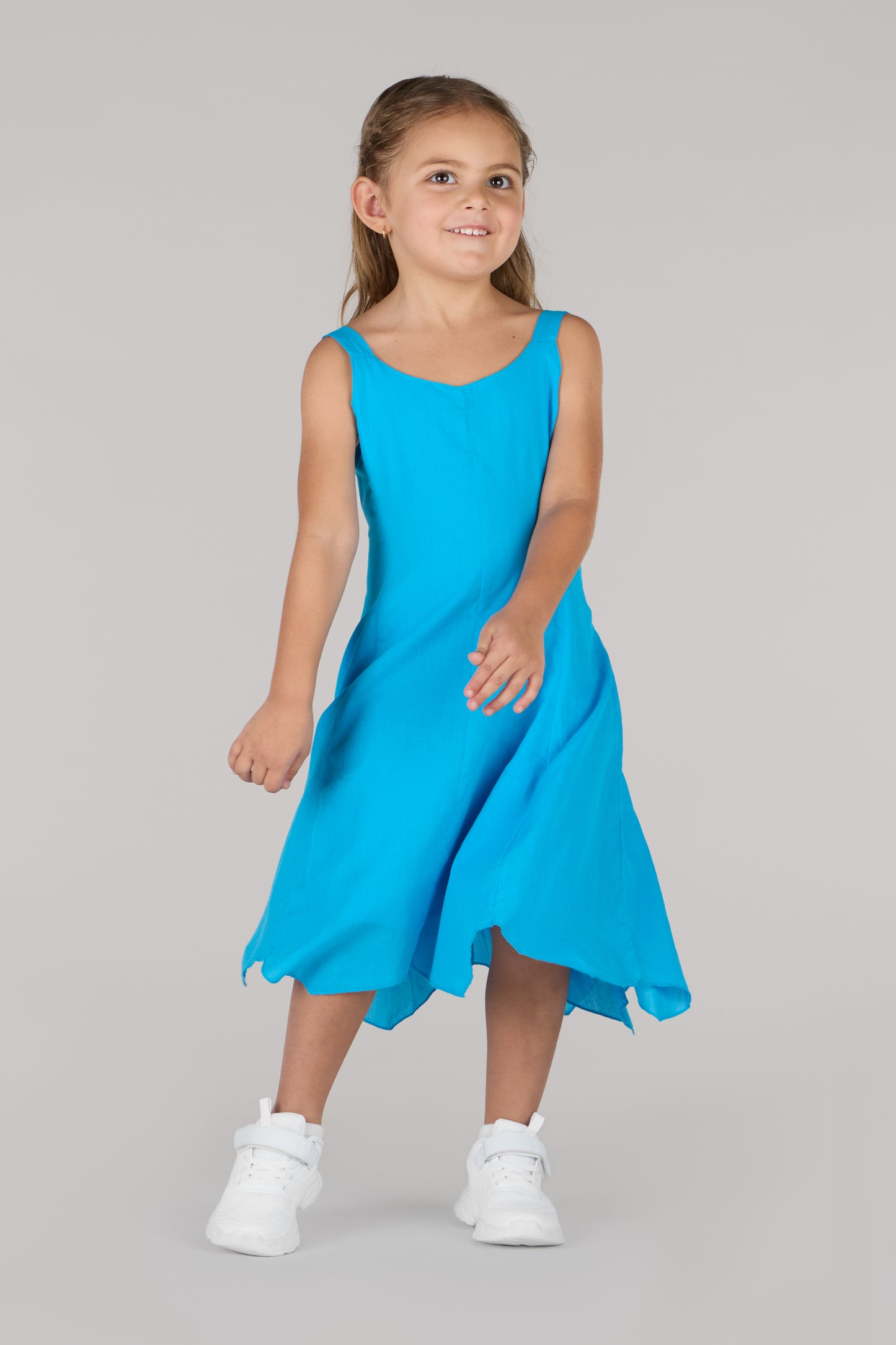 JN Kids Dress-Turquoise