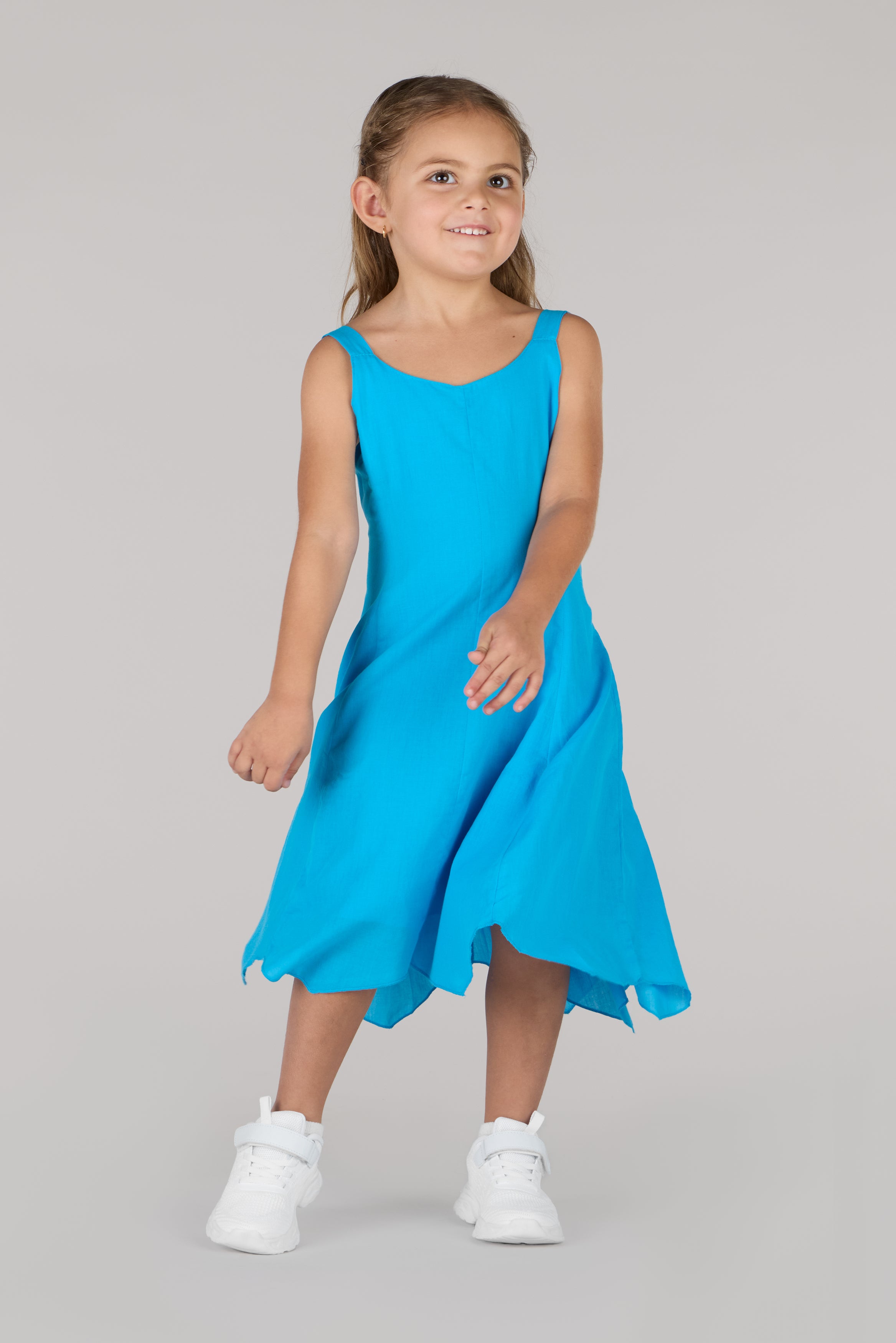 JN Kids Dress-Turquoise