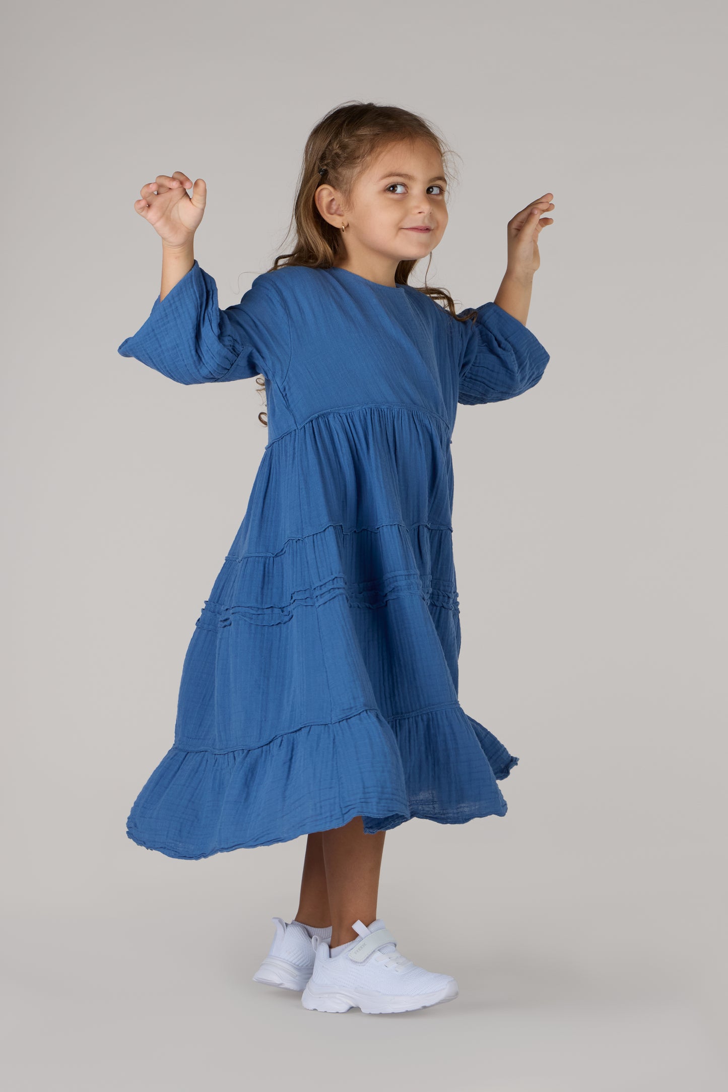 POLYANNA DRESS-INDIGO