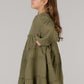 POLYANNA DRESS-OLIVE