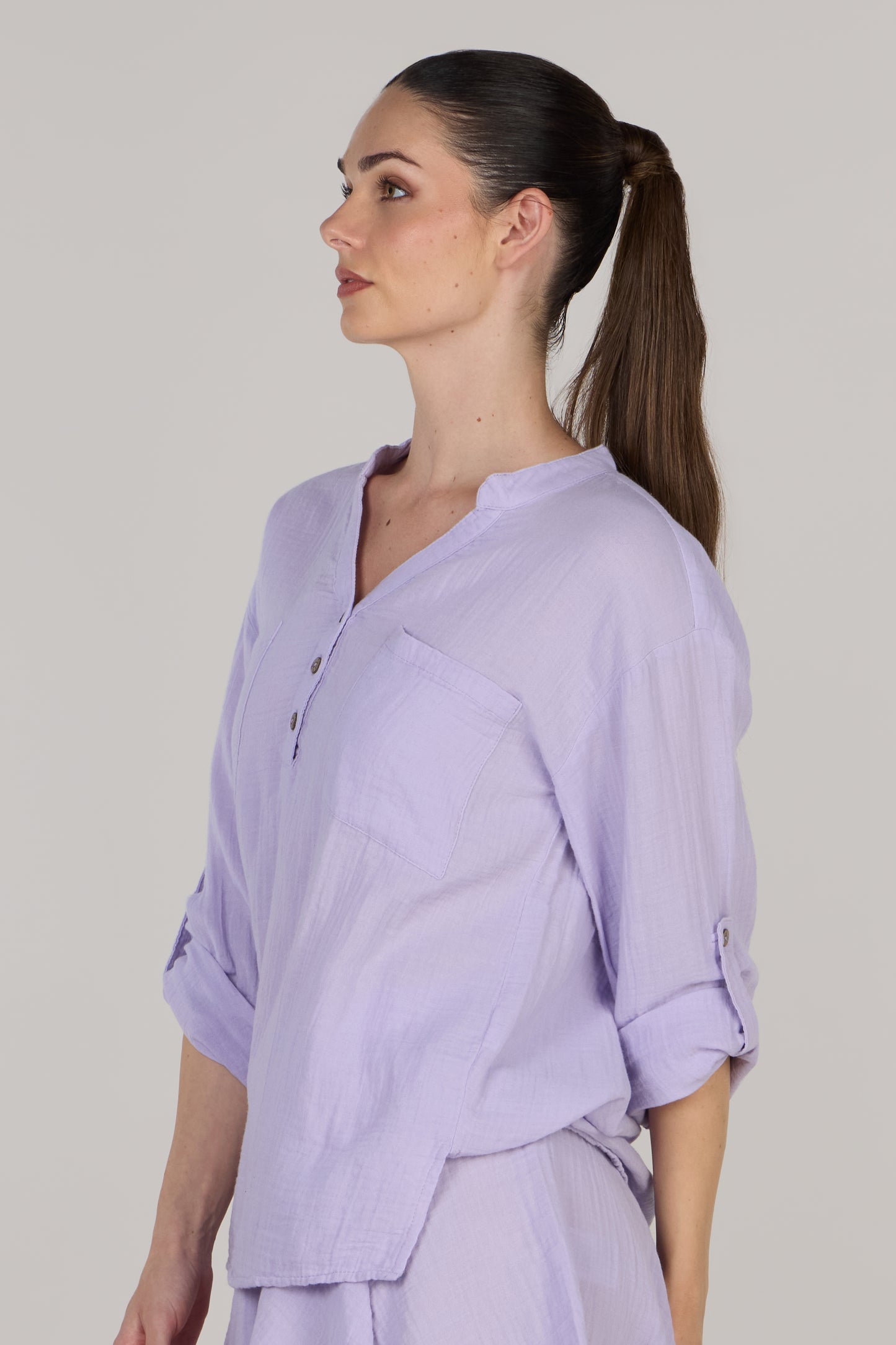 KATTY V-NECK LONG SLEEVE TOP
