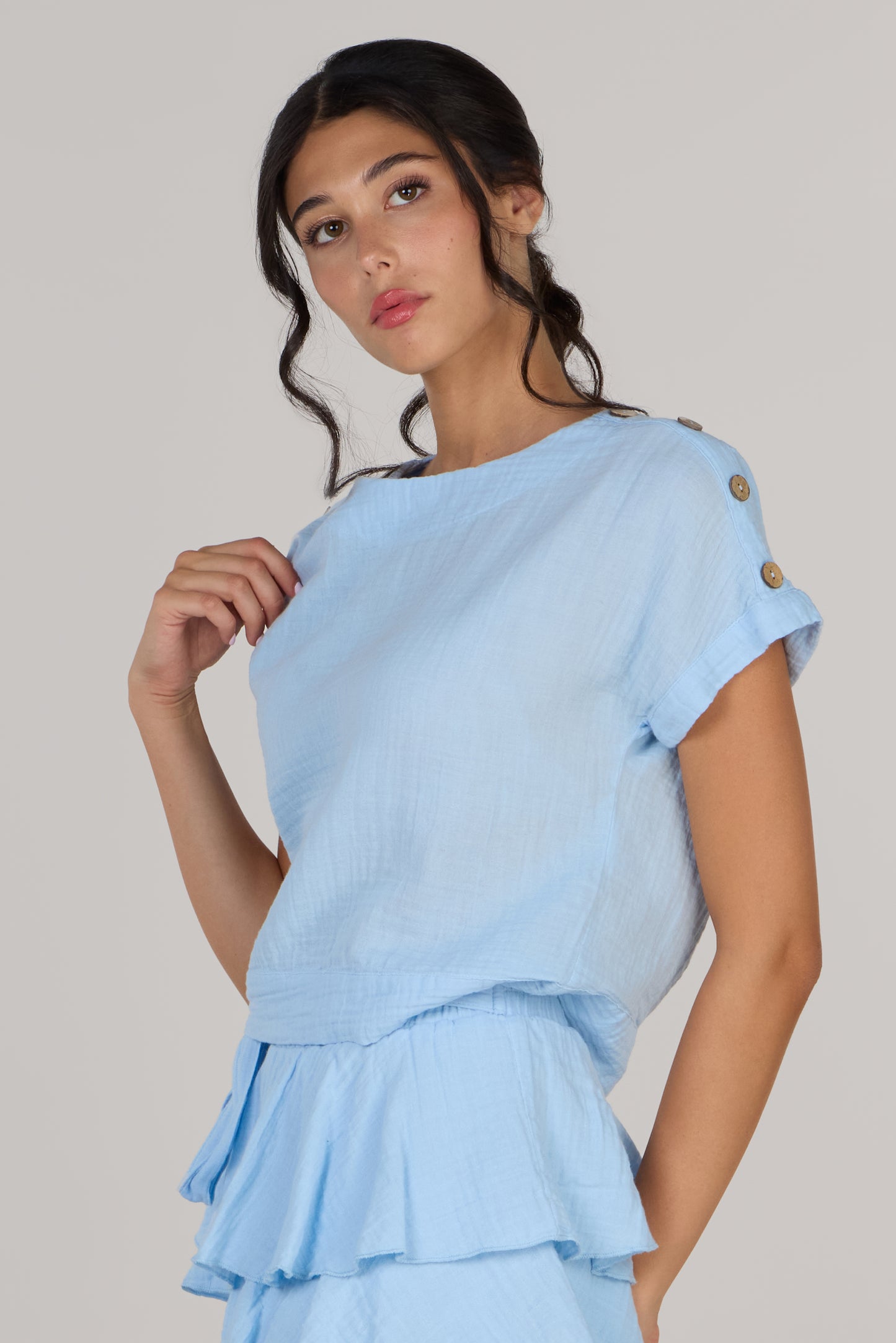 JENNY SHORT SLEEVE TOP