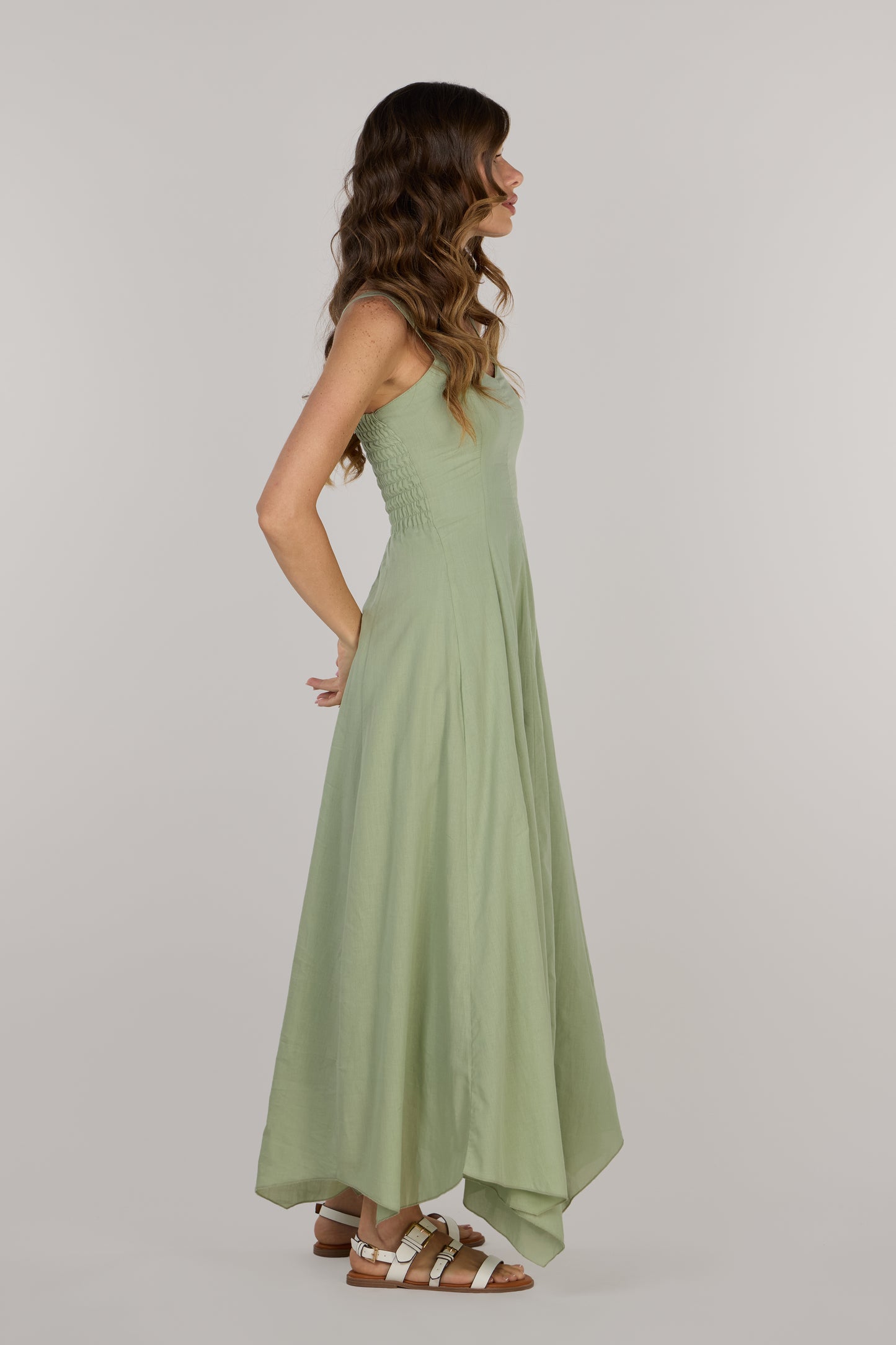 EVA FIT & FLARE DRESS