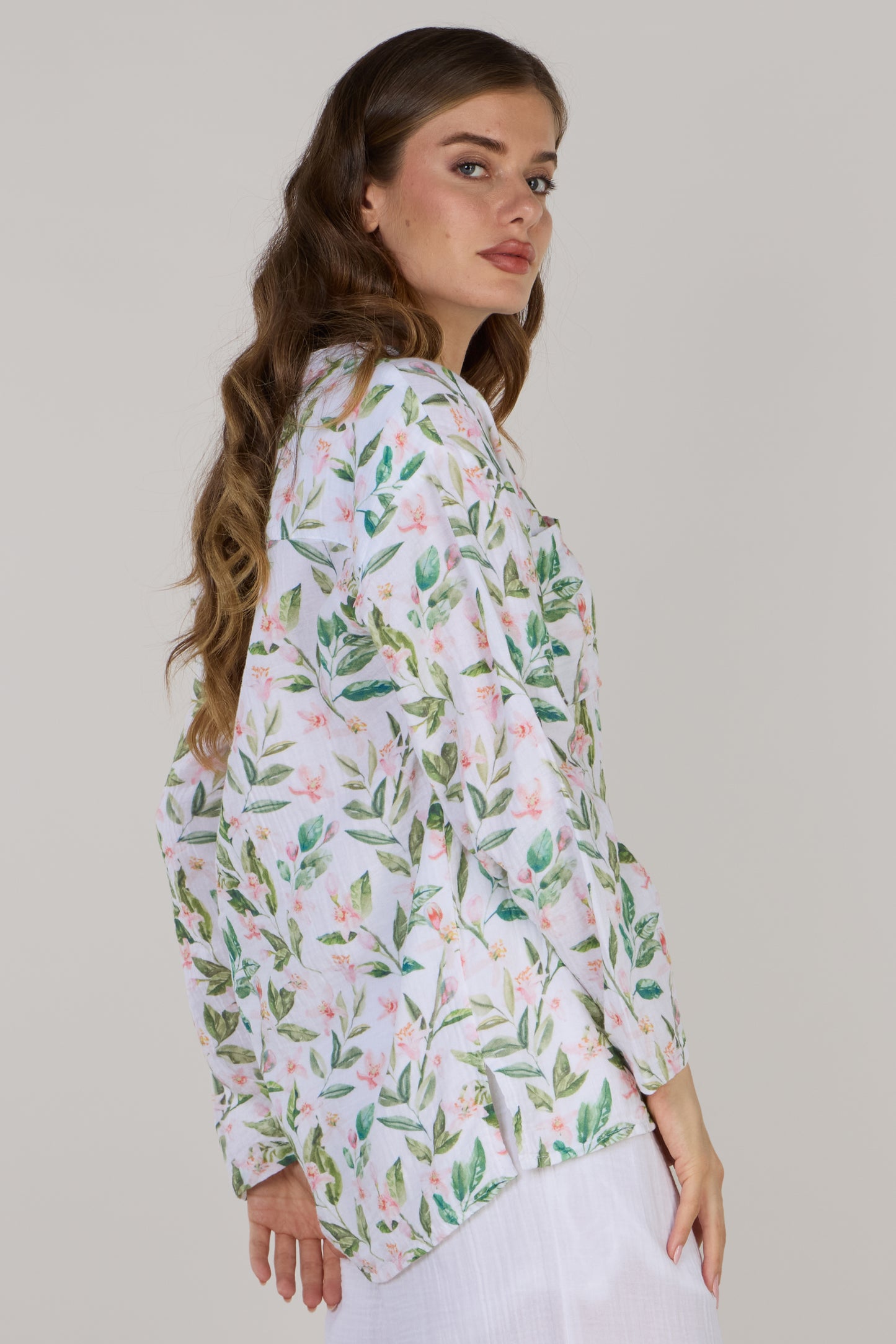 KATTY V-NECK LONG SLEEVE TOP