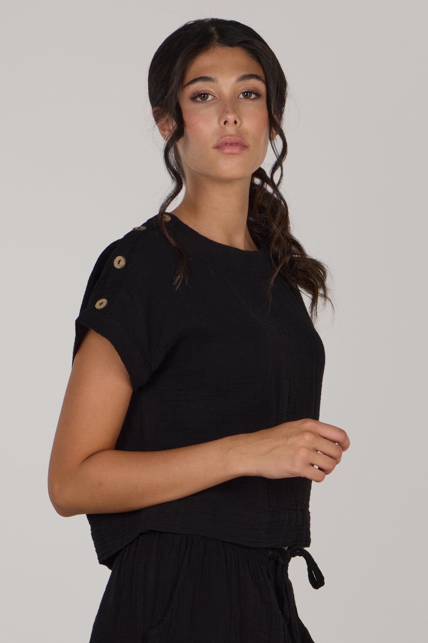 Топ с коротким рукавом Дженни