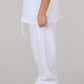 KIDS TROUSERS DC-WHITE
