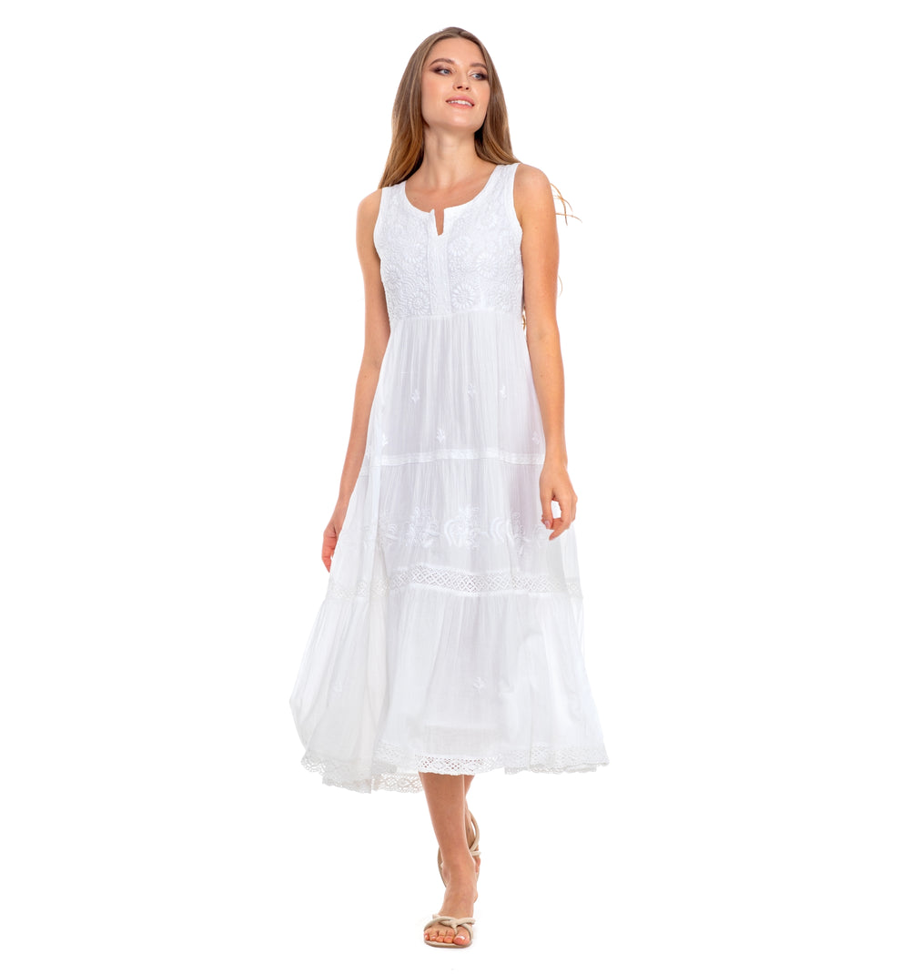 Giselle Dress-White