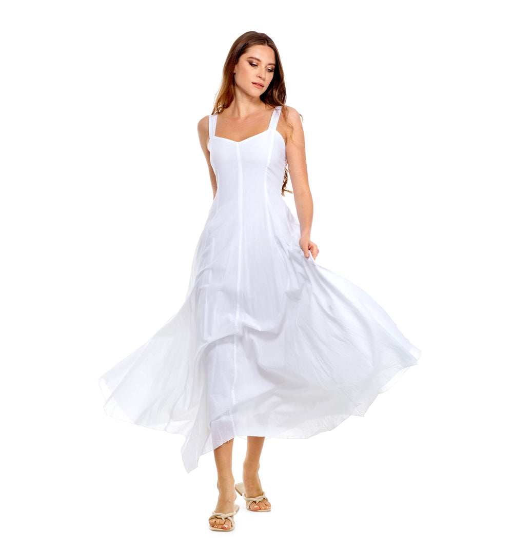 EVA Long Dress- White